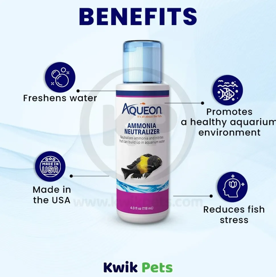 Aqueon Ammonia Neutralizer for Aquariums 4‑oz
