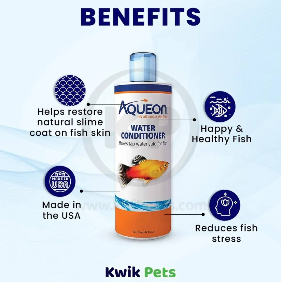 Aqueon Aquarium Water Conditioner Bottle 16-oz