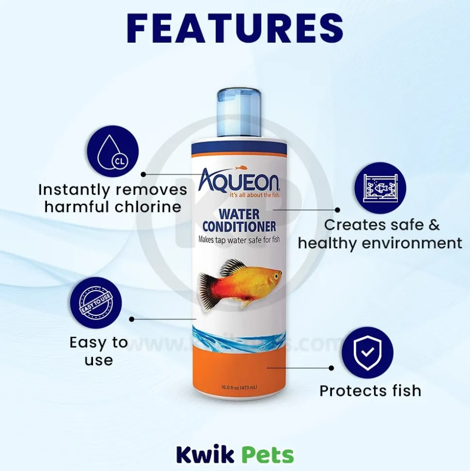 Aqueon Aquarium Water Conditioner Bottle 16-oz