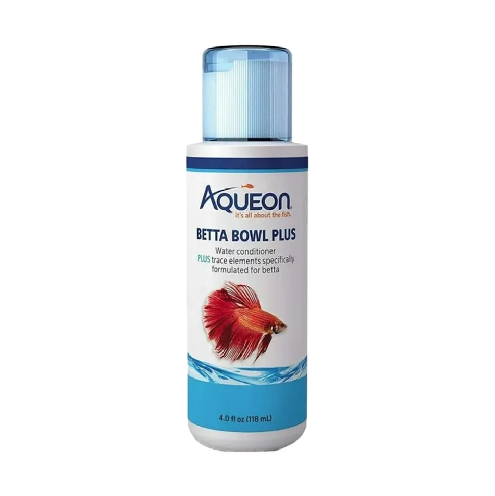 Aqueon Betta Bowl Plus Aquarium Water Conditioner 4-oz