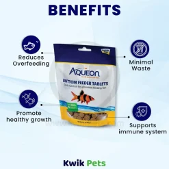 Aqueon Bottom Feeder Tablets Fish Food 3-oz