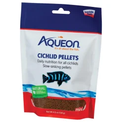 Aqueon Cichlid Pellet Fish Food Mini 4.5-oz