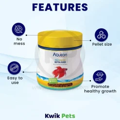 Aqueon Color Enhancing Betta Fish Food 0.95-oz