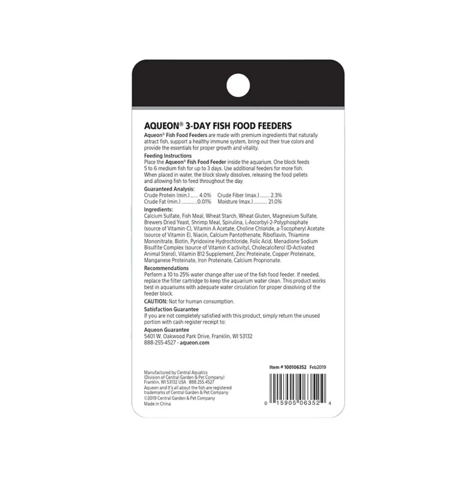 Aqueon 3-Day Fish Food Vacation Feeders 4 Count