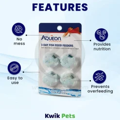 Aqueon 3-Day Fish Food Vacation Feeders 4 Count