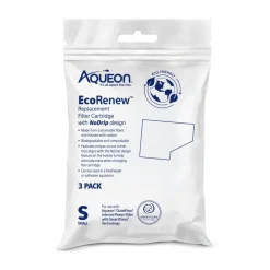 Aqueon EcoRenew Replacement Aquarium Filter Cartridges Small 3 Count