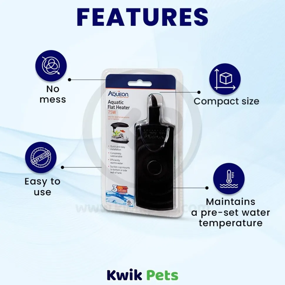 Aqueon Flat Submersible Heater 7.5W