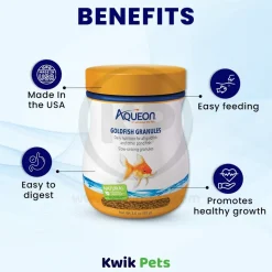 Aqueon Goldfish Granules Fish Food 3-oz
