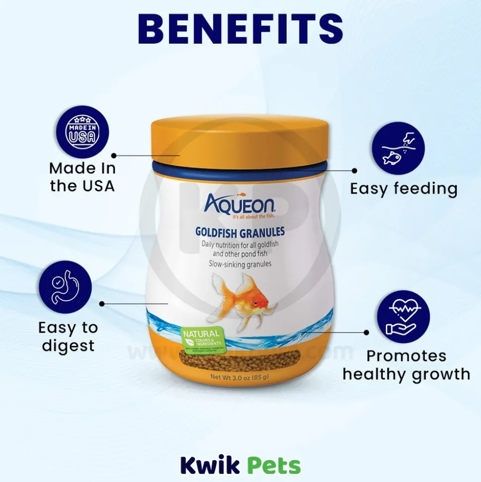 Aqueon Goldfish Granules Fish Food 3-oz