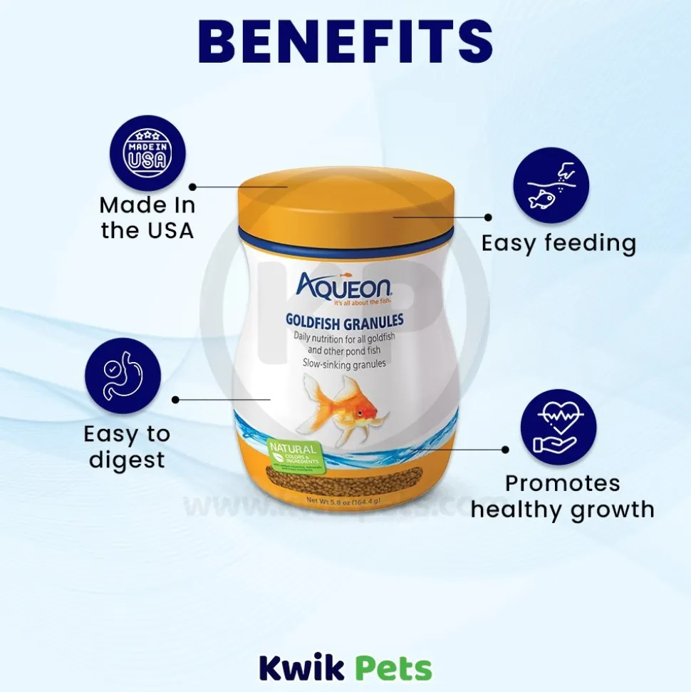 Aqueon Goldfish Granules Fish Food 5.8-oz
