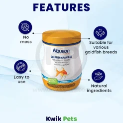 Aqueon Goldfish Granules Fish Food 5.8-oz