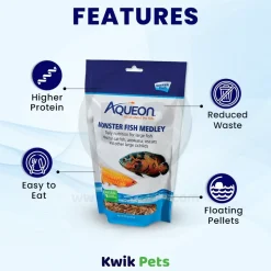 Aqueon Monster Fish Medley Food 3.5-oz