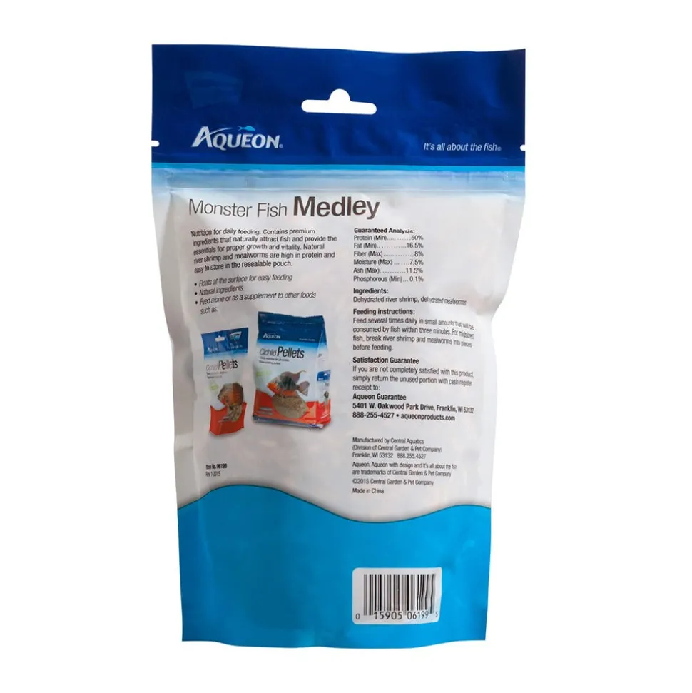 Aqueon Monster Fish Medley Food 3.5-oz