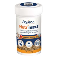Aqueon Nutrinsect Goldfish Pellets Fish Food 1.76-oz