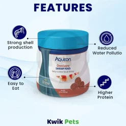 Aqueon Omnivore Shrimp Food 1.65-oz