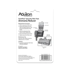 Aqueon QuietFlow Ammonia Reducer Filter Media Pads for Aquarium Size 10 4 Count