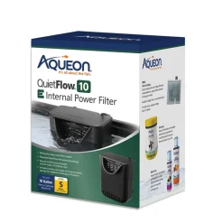 Aqueon QuietFlow E Internal Aquarium Power Filter Small 10-gal