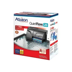 Aqueon QuietFlow LED PRO Aquarium Power Filter Size 20