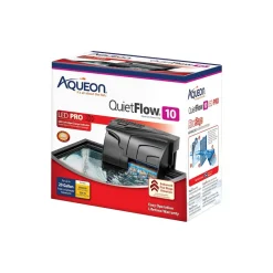 Aqueon QuietFlow LED PRO Aquarium Power Filter Size 10