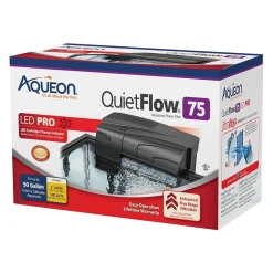 Aqueon QuietFlow LED PRO Aquarium Power Filter Size 75