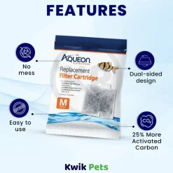 Aqueon QuietFlow Replacement Aquarium Filter Cartridges Medium