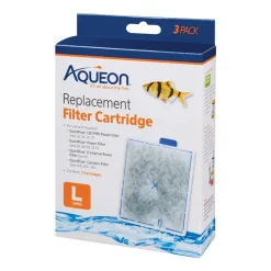 Aqueon Replacement Filter Cartridges for Aquarium Large 3 Count
