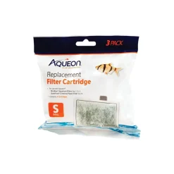 Aqueon Replacement Filter Cartridges for Aquarium Small 3 Count
