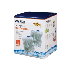 Aqueon Replacement Filter Cartridges for Aquarium Large 12 Count