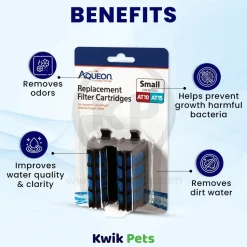 Aqueon Replacement Internal Filter Cartridge Small 2 Count