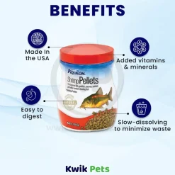 Aqueon Shrimp Pellets Fish Food 6.5-oz