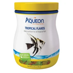 Aqueon Tropical Flakes Fish Food 2.29-oz