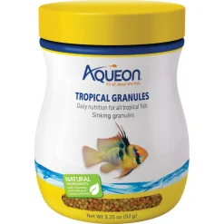 Aqueon Tropical Granules Fish Food 3.25-oz