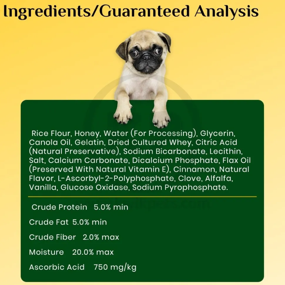 Ark Naturals Brushless Toothpaste Dog Dental Chews Small 12-oz