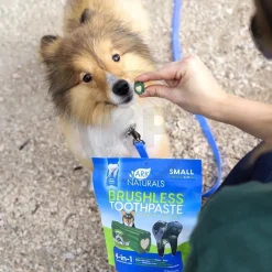 Ark Naturals Brushless Toothpaste Dog Dental Chews Small 12-oz