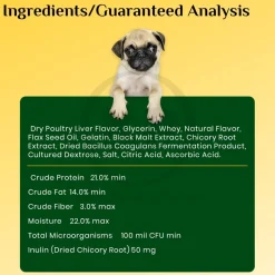 Ark Naturals Gentle Digest Bite Size Soft Chews for Dogs & Cats 120 Count 3.2-oz