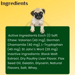 Ark Naturals Happy Traveler Bite Size Soft Chews for Dogs & Cats 75 Count 1.98-oz