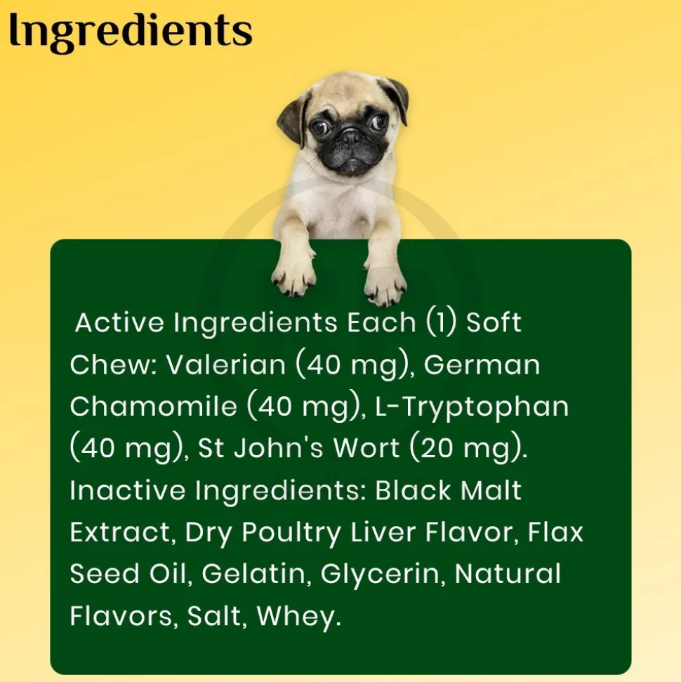 Ark Naturals Happy Traveler Bite Size Soft Chews for Dogs & Cats 75 Count 1.98-oz