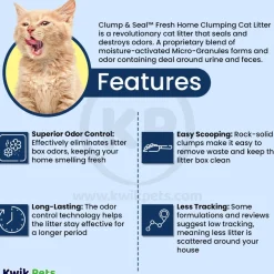 Arm & Hammer Clump & Seal Fresh Home Complete Odor Sealing Cat Litter 14-lb