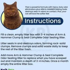 Arm & Hammer Clump & Seal Fresh Home Complete Odor Sealing Cat Litter 14-lb