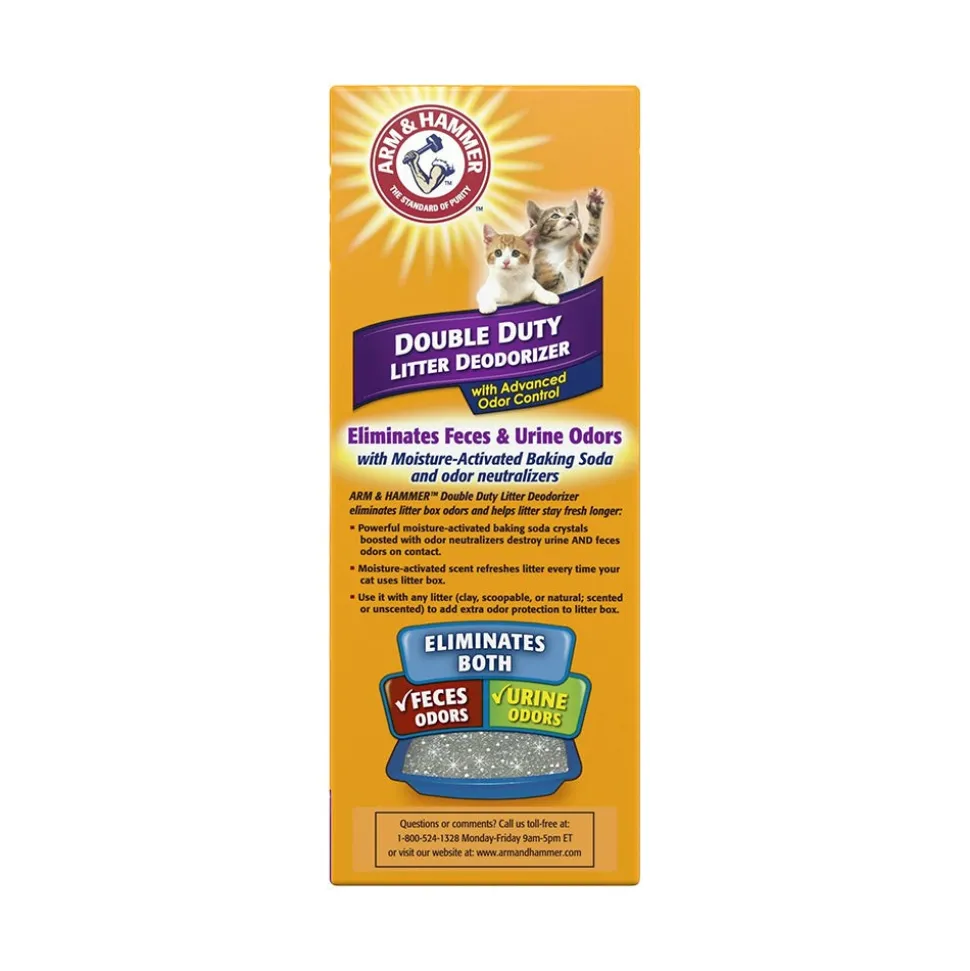 Arm & Hammer Double Duty Cat Litter Deodorizer with Baking Soda 30-oz