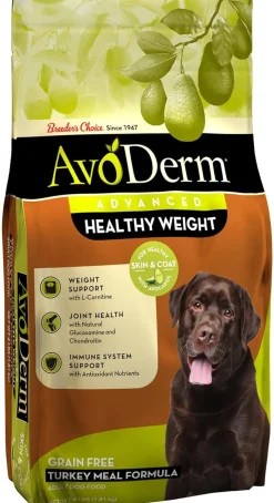 AvoDerm Natural Advanced Healthy Weight Dry Dog Food 4-lb