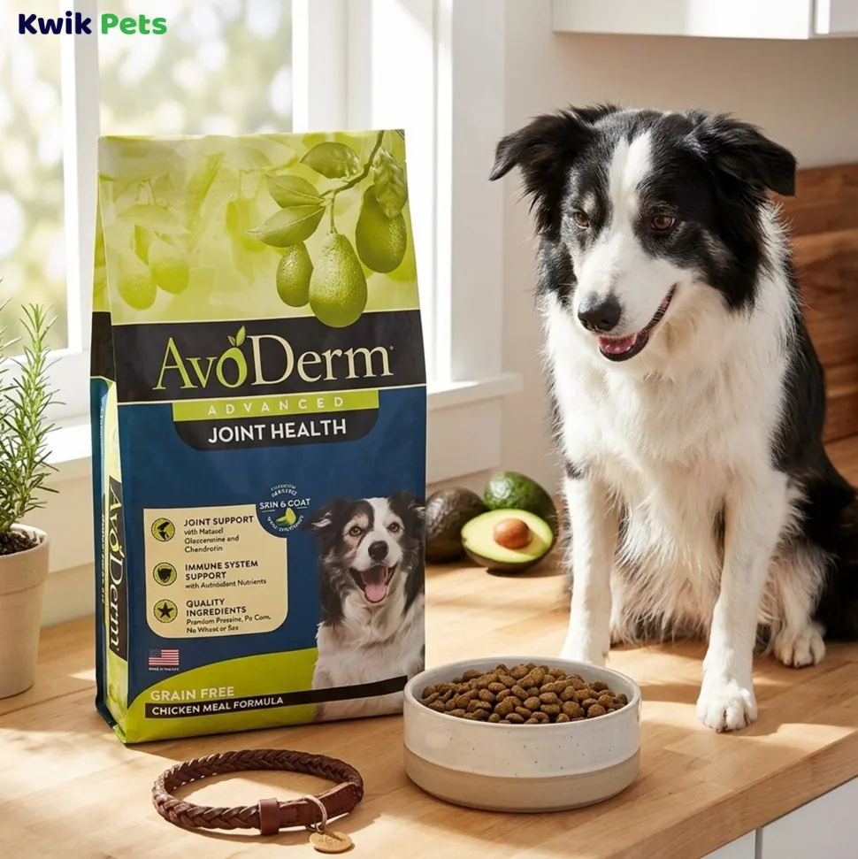 AvoDerm Natural Advanced Joint Health Grain-Free Chicken Meal Formula Adult Dry Dog Food 4-lb