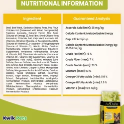 AvoDerm Natural Advanced Sensitive Support Small Breed Beef Formula Adult Dry Dog Food 4-lb