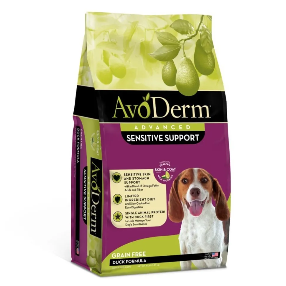 AvoDerm Natural Advanced Sensitive Support Duck Formula Adult Dry Dog Food 4-lb