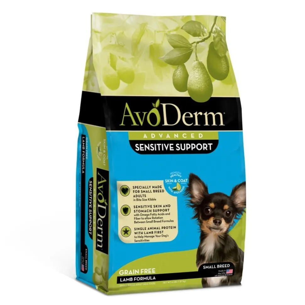 AvoDerm Natural Advanced Sensitive Support Small Breed Lamb Formula Adult Dry Dog Food 4-lb