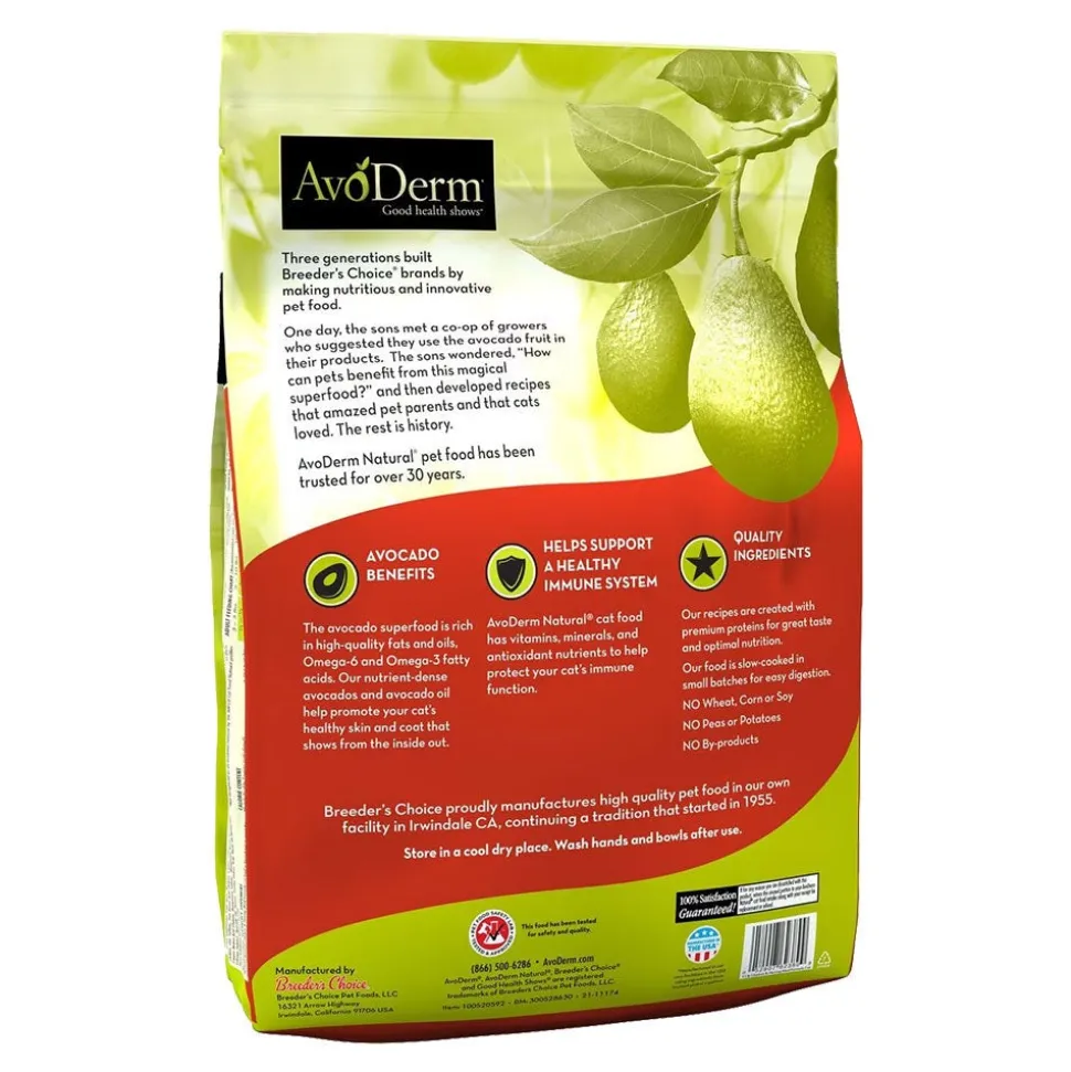 AvoDerm Natural Chicken & Herring Meal Formula Dry Cat Food 11-lb