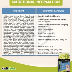 AvoDerm Natural Chicken Meal & Brown Rice Dry Puppy Food 4.4-lb