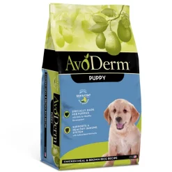 AvoDerm Natural Chicken Meal & Brown Rice Dry Puppy Food 4.4-lb