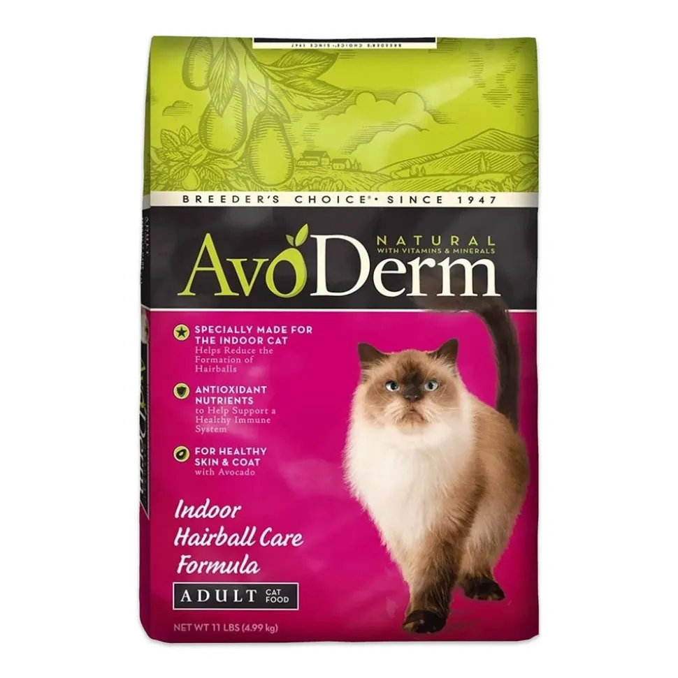 AvoDerm Natural Indoor Formula Adult Dry Cat Food 11-lb