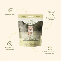 Badlands Ranch Superfood Bites Freeze-Dried Raw Dog Treats Beef Liver 4-oz